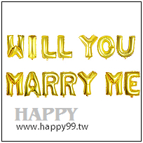 WILL YOU MARRY ME 金色